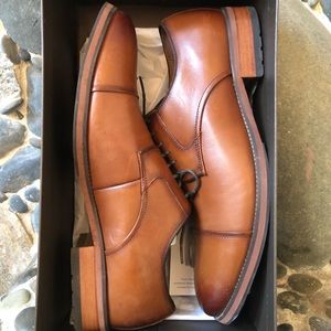 Florsheim Oxford Brown Leather Shoes, Size 12, Mint Condition